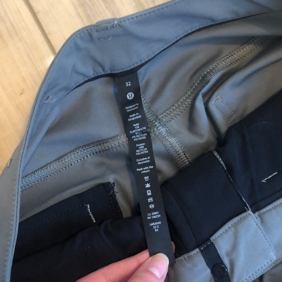 Lululemon ABC Slim Fit Pants - 32W 34L - Sage Green - Picture 3 of 7